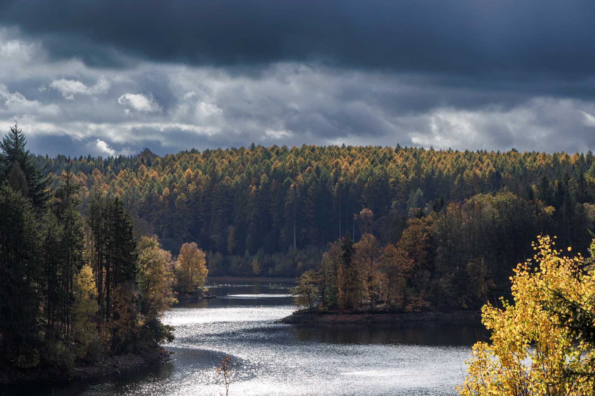 Le Lac de Robertville en automne